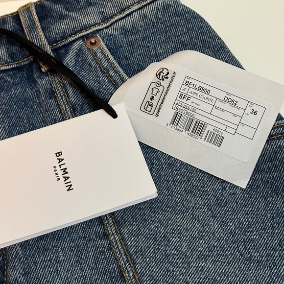 NWT BALMAIN SKIRT SIZE 36 - Picture 7 of 13